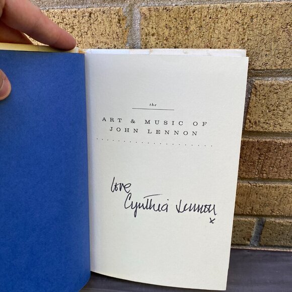 The Art & Music of John Lennon SIGNED BY CYNTHIA LENNON Book By John Robertson - Picture 6 of 7